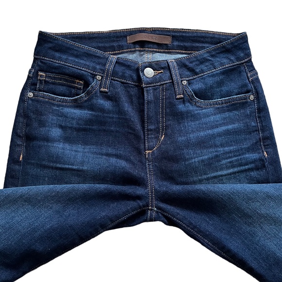 Joe's Jeans Mid-Rise Skinny Slim Jeans in Giselle Dark Wash Stretchy Size 25 - Picture 4 of 13